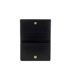 Panama Folded Card Holder - Black