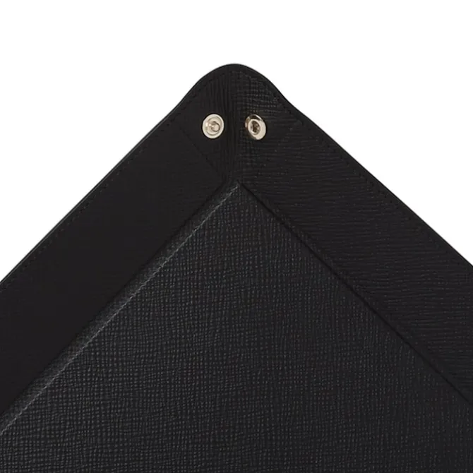 Panama Large Rectangular Trinket Tray - Black