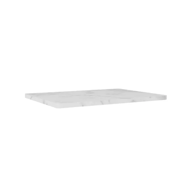 Panton Wire Single toppskive marmor, dybde 25,7 cm