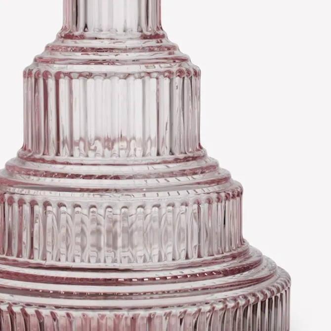 Paviljong Vase 134 mm - Lys rosa