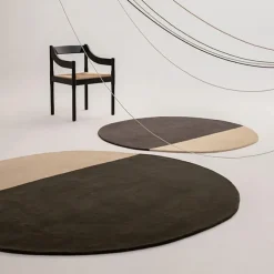 Pearls Rug Black
