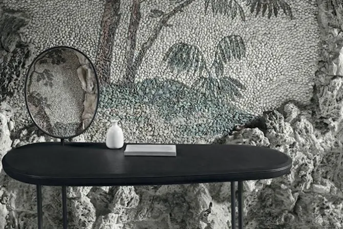 Pebble Vanity Desk