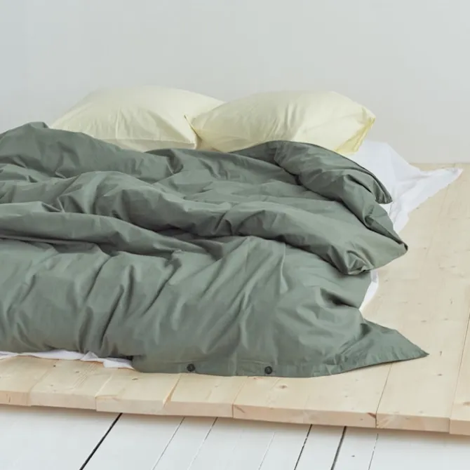 Percale solid duvet cover 220x220cm