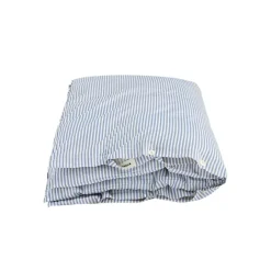 Percale stripes double duvet cover 220x220cm