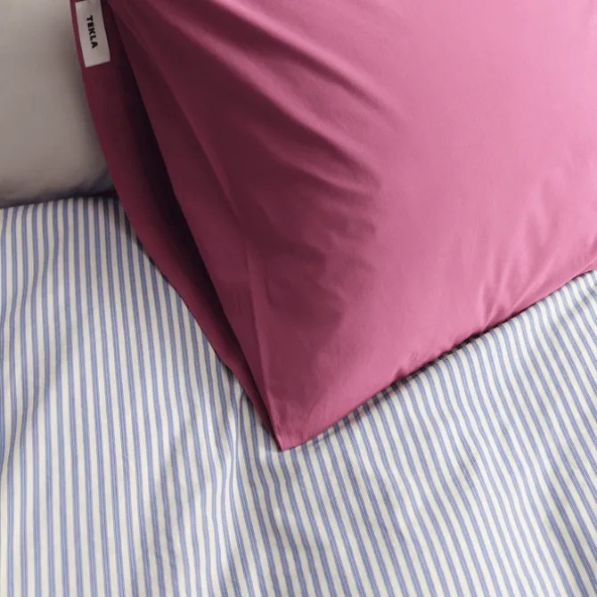 Percale stripes duvet cover single 150x210cm