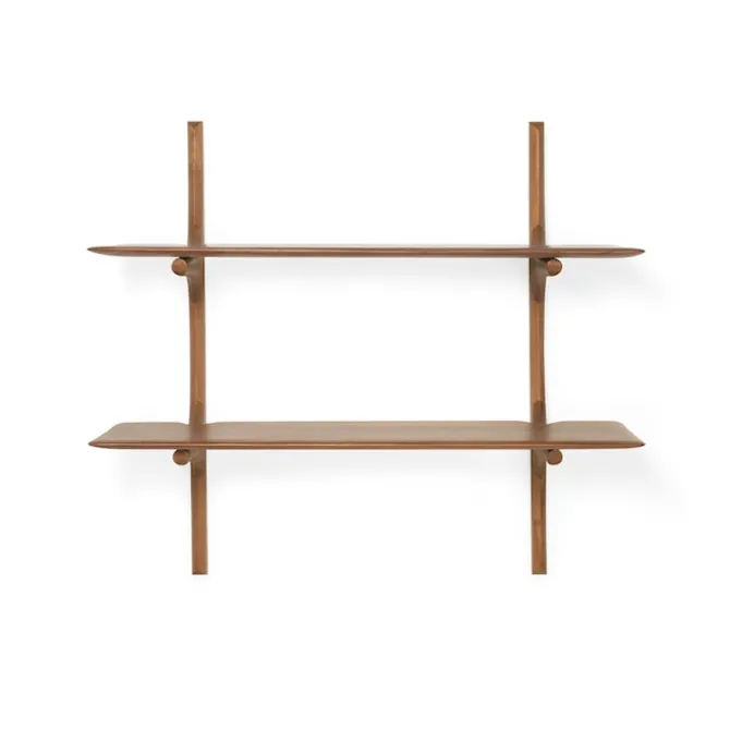 PI Wall Shelf Mahogany