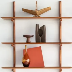 PI Wall Shelf Mahogany