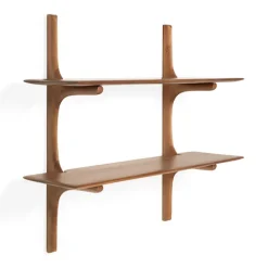 PI Wall Shelf Mahogany