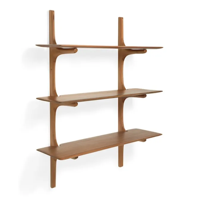 PI Wall Shelf Mahogany