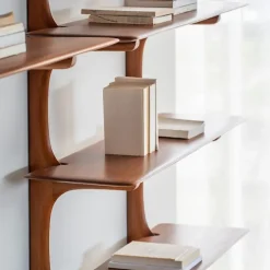 PI Wall Shelf Mahogany