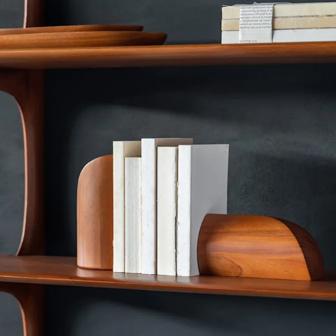 PI Wall Shelf Mahogany