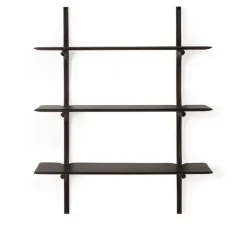 PI Wall Shelf Mahogany Dark Brown