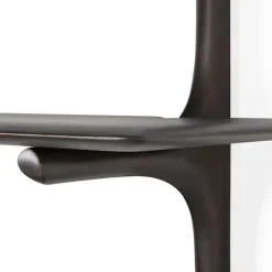 PI Wall Shelf Mahogany Dark Brown