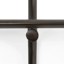 PI Wall Shelf Mahogany Dark Brown