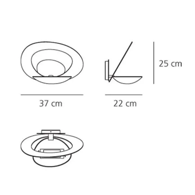 Pirce Vegglampe