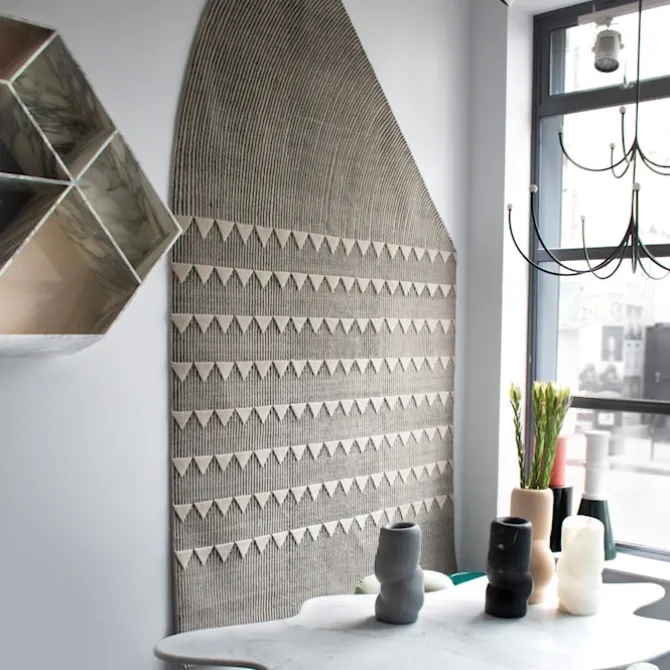 Plasterworks A Rug - Black and White