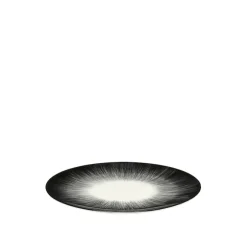 Plate Dé White/Black Var 5