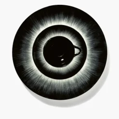 Plate Dé White/Black Var 5