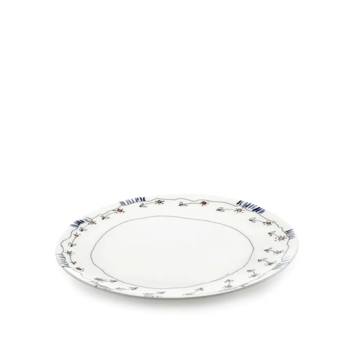 Plate L Anemone Milk - Set of 2
