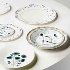 Plate L Anemone Milk - Set of 2