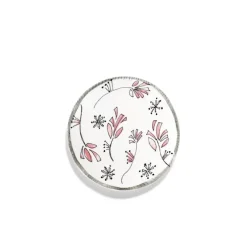 Plate S Fiore Rosa - Set of 2