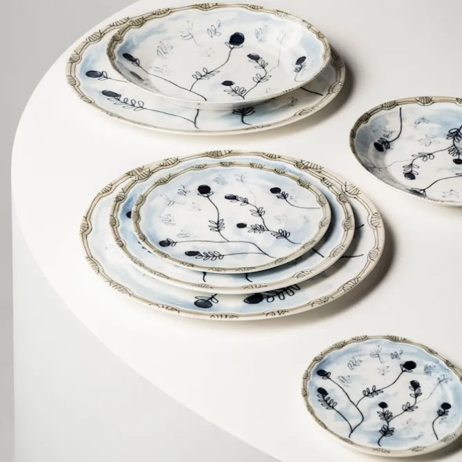 Plate S Mirtillo Tea - Set of 2