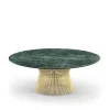 Platner salongbord Ø 92 cm 18K gull
