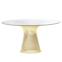 Platner spisebord 18k gull