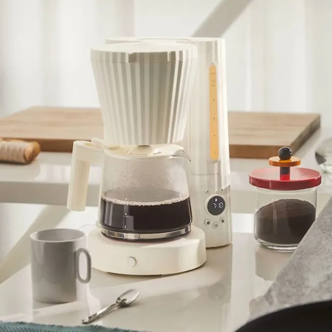 Plissé filter kaffetrakter