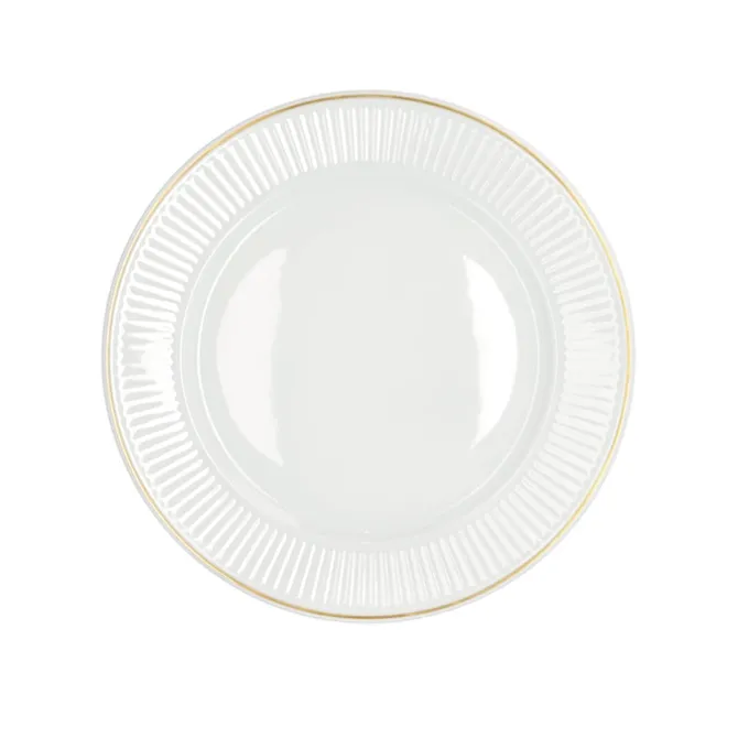 Plissé Flat Plate Ovenproof Porcelain