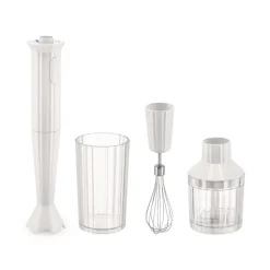 Plissé Hand blender set - White
