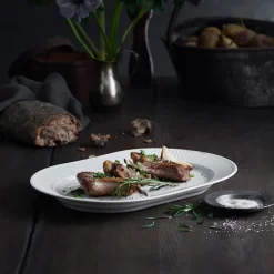 Plissé Oval Serving Dish