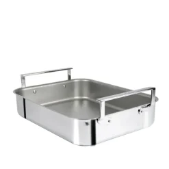 3-Ply Roaster, Stainless Steel Grid & Thermometer