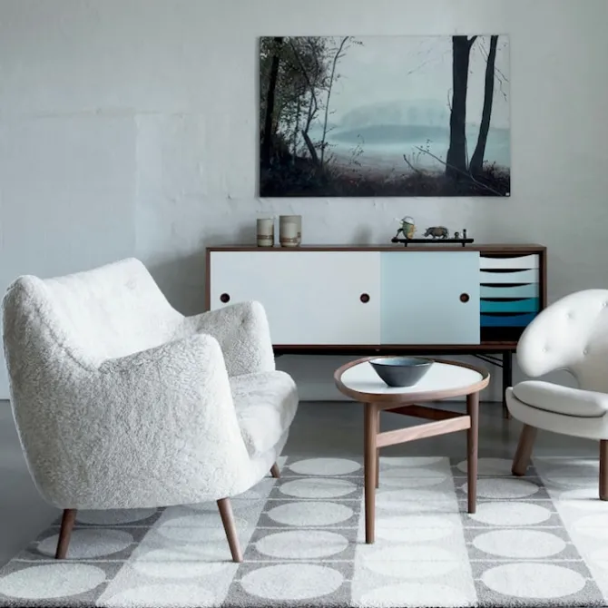 Poet sofa Dark oiled oak
