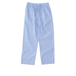 Poplin Pyjamas Pants Blue Pin Stripes