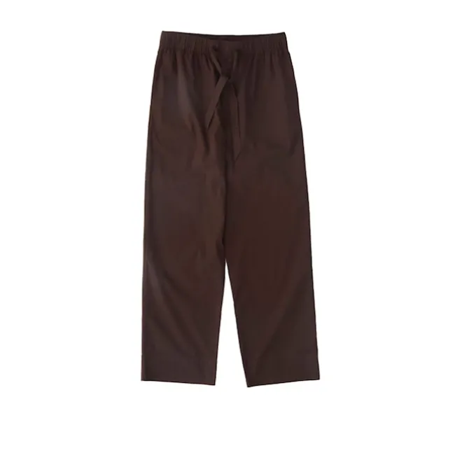 Poplin Pyjamas Pants Coffee