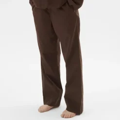Poplin Pyjamas Pants Coffee