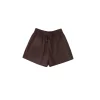 Poplin Pyjamas Shorts Coffee