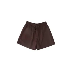 Poplin Pyjamas Shorts Coffee