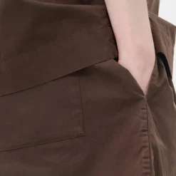 Poplin Pyjamas Shorts Coffee