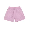 Poplin Pyjamas Shorts Purple Pink Stripes