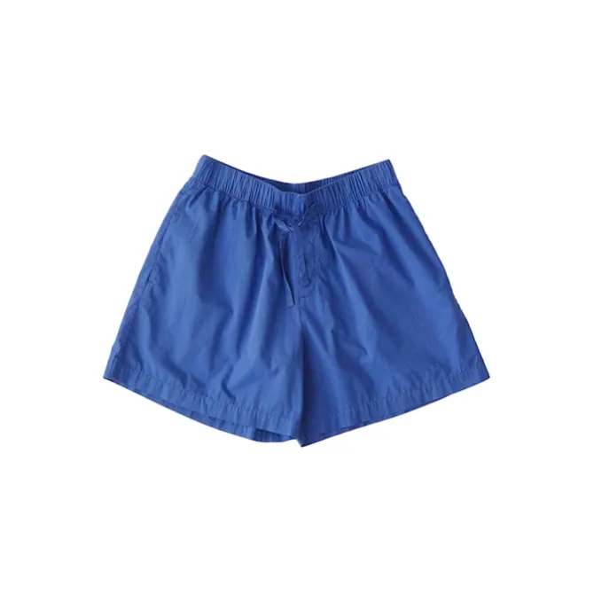 Poplin Pyjamas Shorts Royal Blue