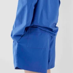 Poplin Pyjamas Shorts Royal Blue