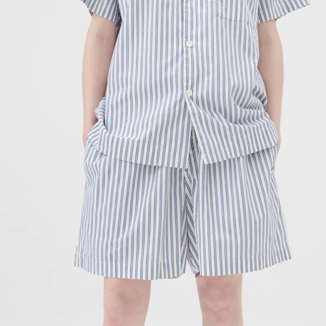 Poplin Pyjamas Shorts Skagen Stripes