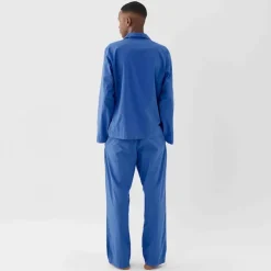 Poplin Sleepwear Pants Royal Blue