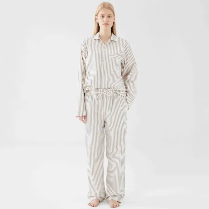 Poplin Sleepwear Shirt Hopper Stripes