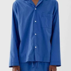Poplin Sleepwear Shirt Royal Blue