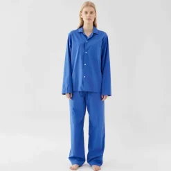 Poplin Sleepwear Shirt Royal Blue