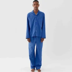 Poplin Sleepwear Shirt Royal Blue