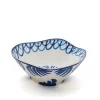 Porcelain Salad Bowl Classic On Acid Pajaro